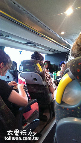 Mein Fern Bus車內空間不大