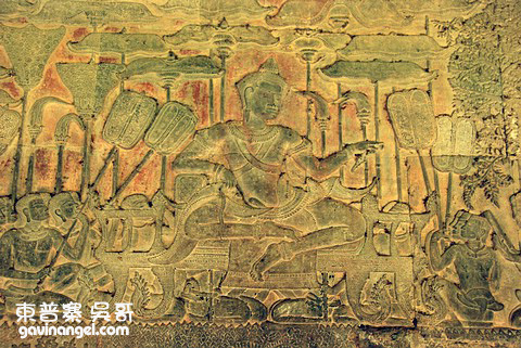 壁畫浮雕 Suryavarman II壁畫