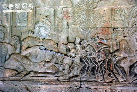 壁畫浮雕 Yama（閻摩）