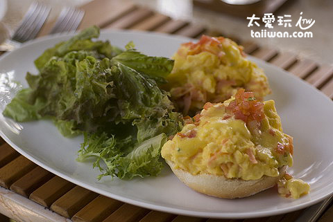 精美的單點式早餐