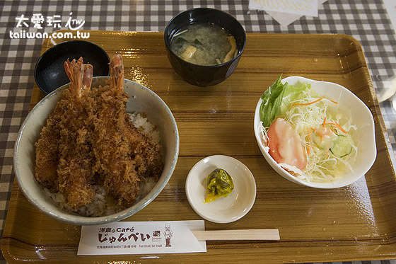 海老丼定食(炸蝦蓋飯套餐) 海老丼定食(炸蝦蓋飯套餐)