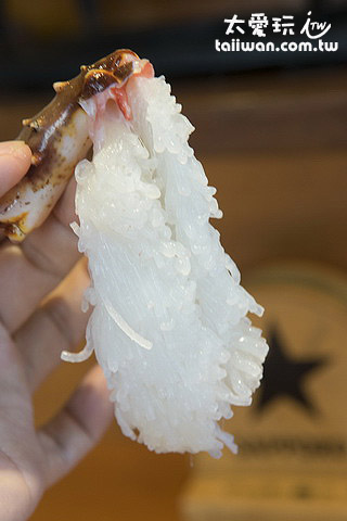 帝王蟹腳刺身