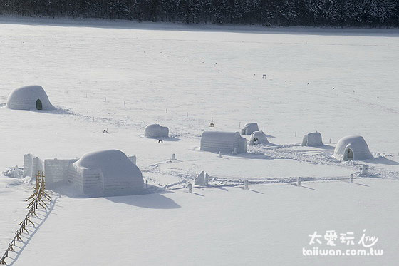 然別湖冰上村 然別湖冰上村