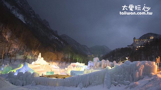 層雲峽冰瀑祭是北海道北部最著名的雪祭