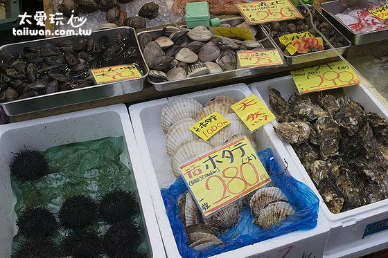 黑門市場各式海鮮 黑門市場各式海鮮