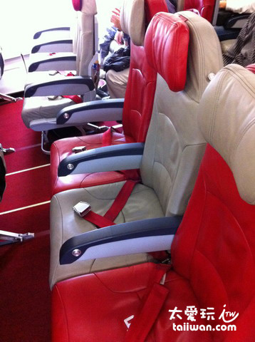 Air Asia X的座位