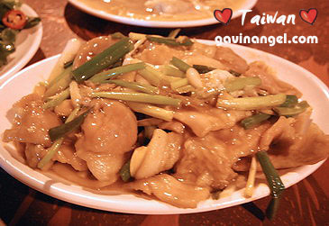 野薑花炒肉片