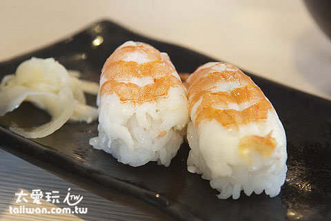 鮮蝦壽司2粒50元 鮮蝦壽司2粒50元