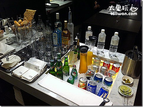 台北寒舍艾美酒店行政樓層貴賓室各種酒類 台北寒舍艾美酒店行政樓層貴賓室各種酒類